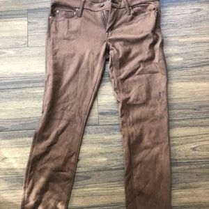 Mother Suede Skinny Pants 29